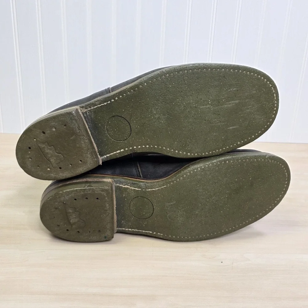 Red Wing‎ 919 Lineman Boots Green Sole Vintage Rare🇺🇸 USA Distressed Size 13 C